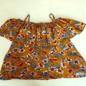 Air Space | Floral Crop Top